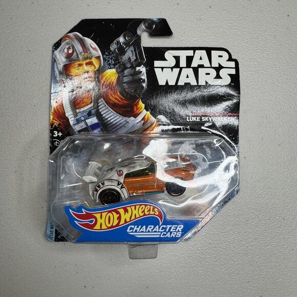 Star Wars Hot Wheels 2014 Character Cars Luke Skywalker Die Cast Vintage New NIB - Picture 1 of 14